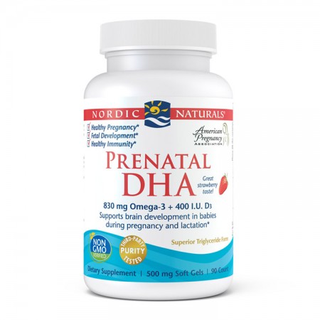 NORDIC NATURALS Prenatal DHA 90kap