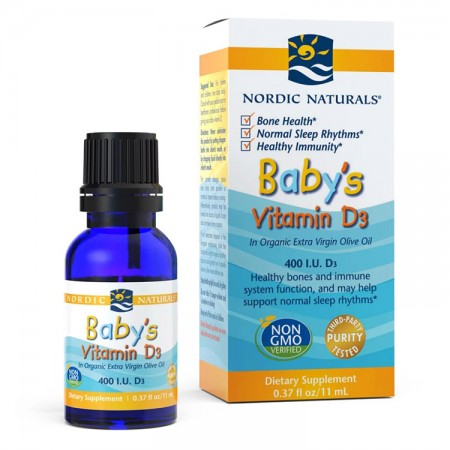 NORDIC NATURALS Baby's Vitamin D3 400IU 11ml