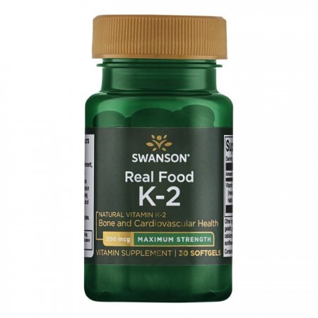 SWANSON Vitamin K2 200mcg 30kap  Witamina MK-7