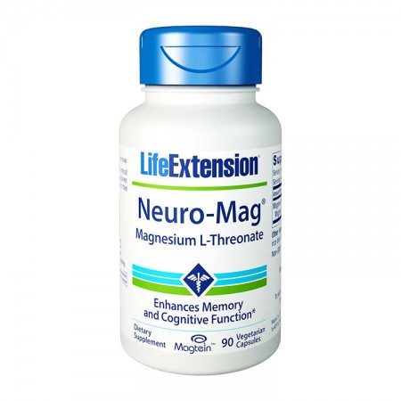 LIFE EXTENSION Neuro-Mag (L-Treonian Magnezu) 90wege kaps