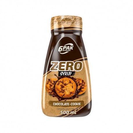 6PAK NUTRITION Zero Syrop Chcocolate-cookie 500ml