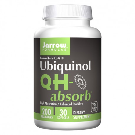 JARROW Ubiquinol QH-absorb 200mg 30kaps