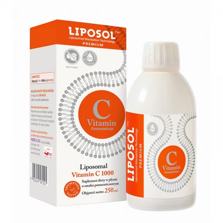LIPOSOL C 1000 Liposomalna Witamina C 1000 250ml Pomarańcza