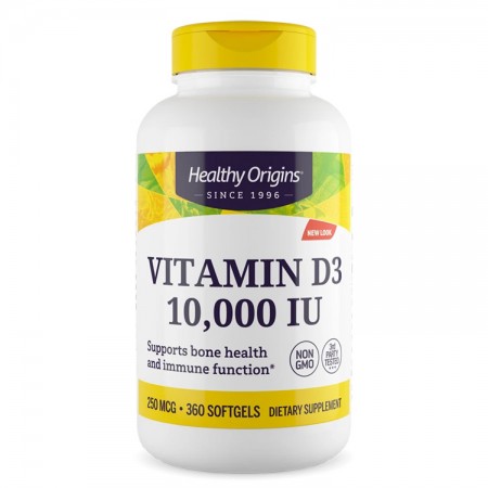 HEALTHY ORIGINS Vitamin D3 10000iu 360kap
