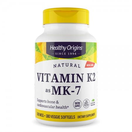 HEALTHY ORIGINS Vitamin K2 MK7 100mcg 180kap