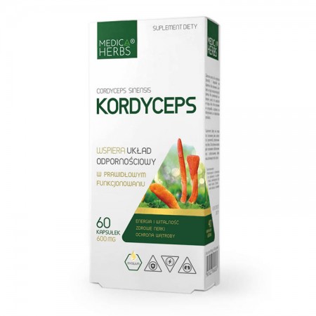 MEDICA HERBS Kordyceps (Cordyceps sinensis) 60kaps