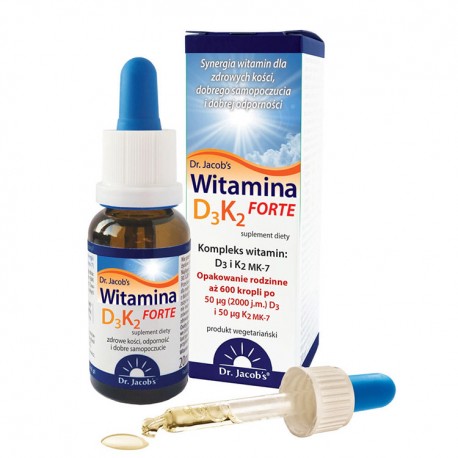 DR. JACOB'S Witamina D3 K2 Forte 20ml