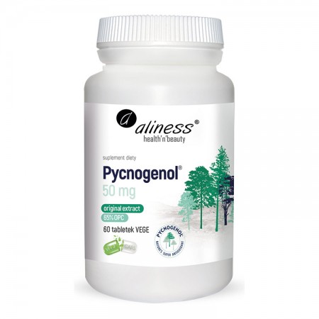 ALINESS Pycnogenol (ekstrakt z kory sosny nadmorskiej) 60tabl vege