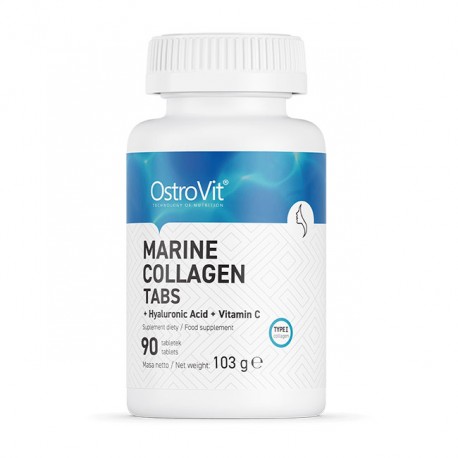OSTROVIT Marine Collagen + Hyaluronic Acid + Vitamin C 90tab
