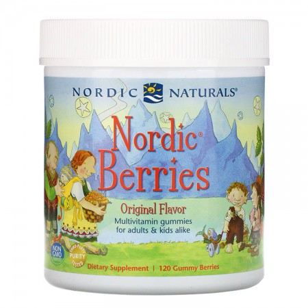 NORDIC NATURALS Nordic Berries 120żelków cytrusowych