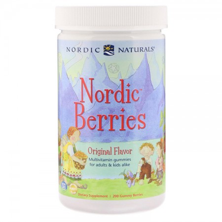 NORDIC NATURALS Nordic Berries 200żelków cytrusowych